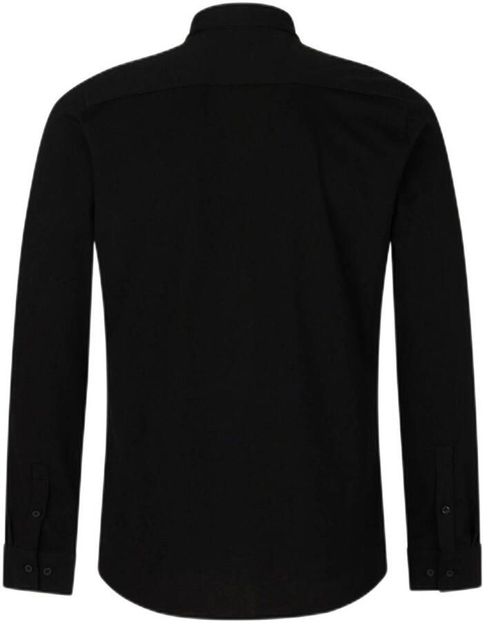 Shoeby regular fit overhemd zwart