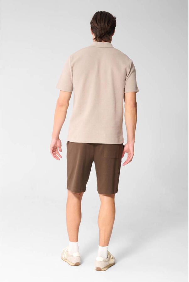 Shoeby regular fit polo lichtbruin - Foto 3