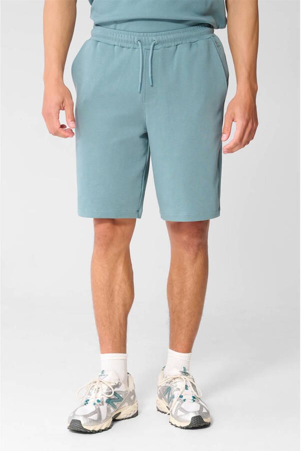 Shoeby regular fit sweatshort donkergroen