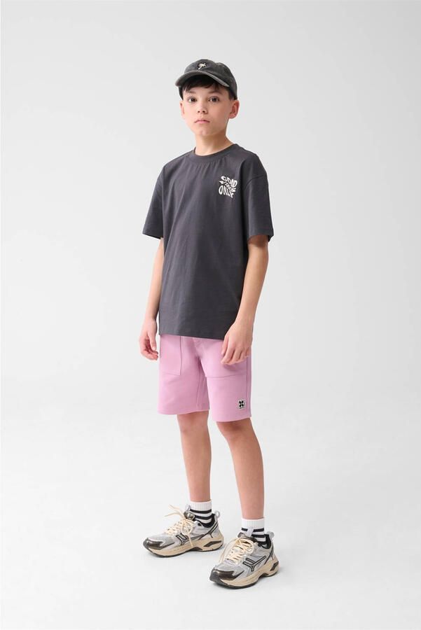 Shoeby regular fit sweatshort roze - Foto 2