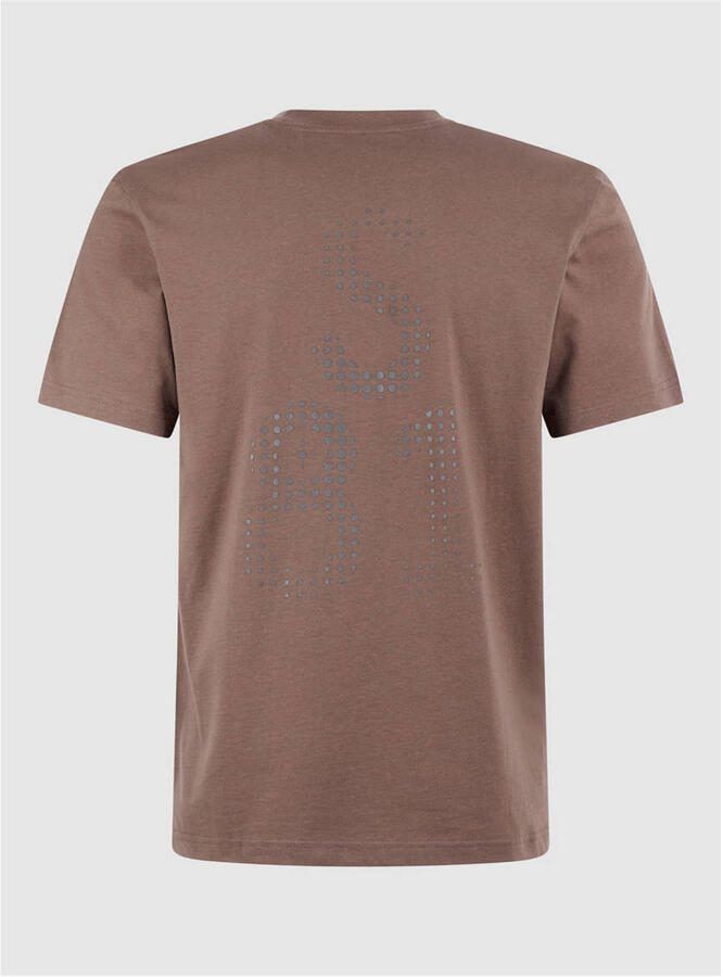 Shoeby regular fit T-shirt donkerbruin - Foto 2