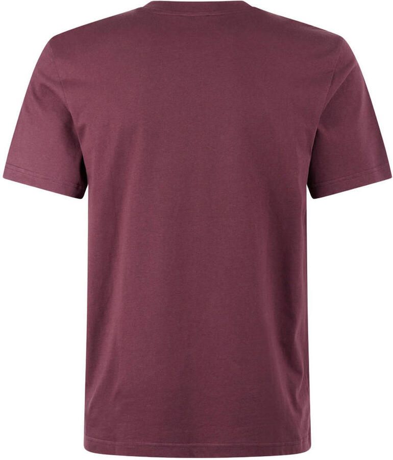 Shoeby regular fit T-shirt donkerrood