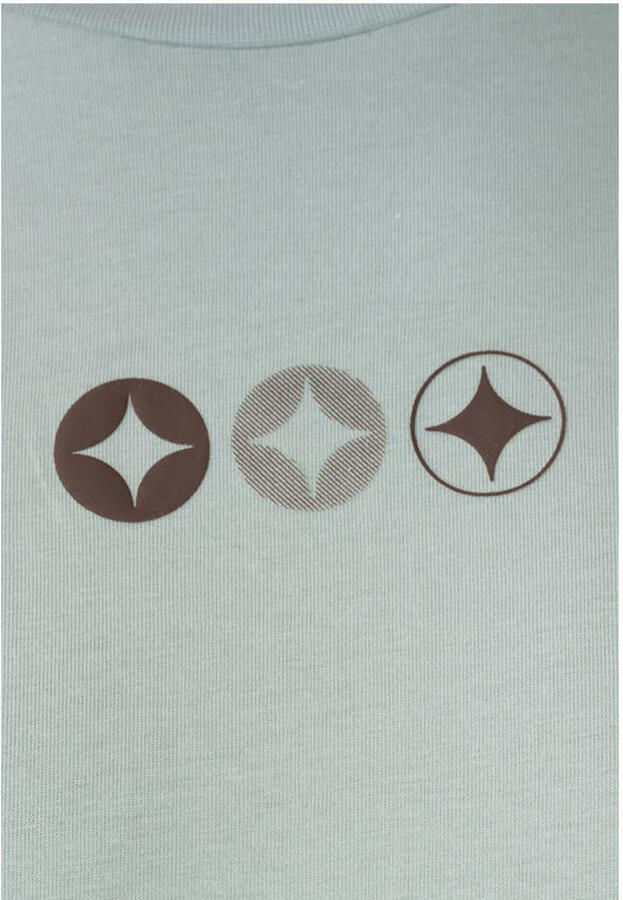 Shoeby regular fit T-shirt met logo lichtgroen - Foto 3