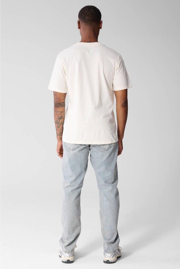 Shoeby regular fit T-shirt met print gebroken wit - Foto 3