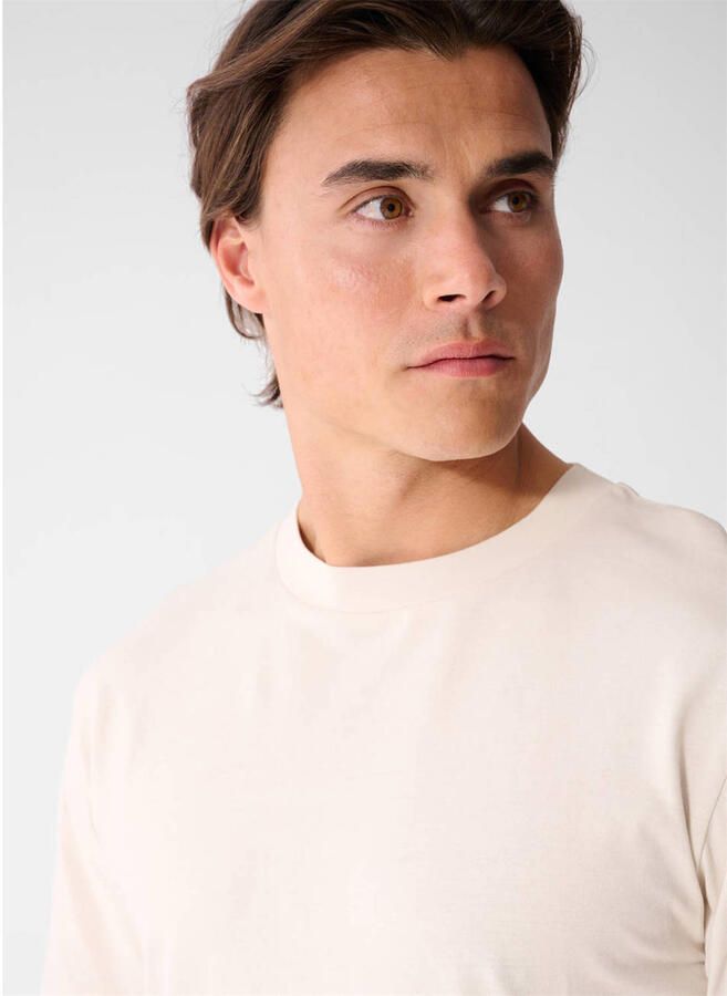 Shoeby regular fit T-shirt met print lichtgrijs - Foto 2