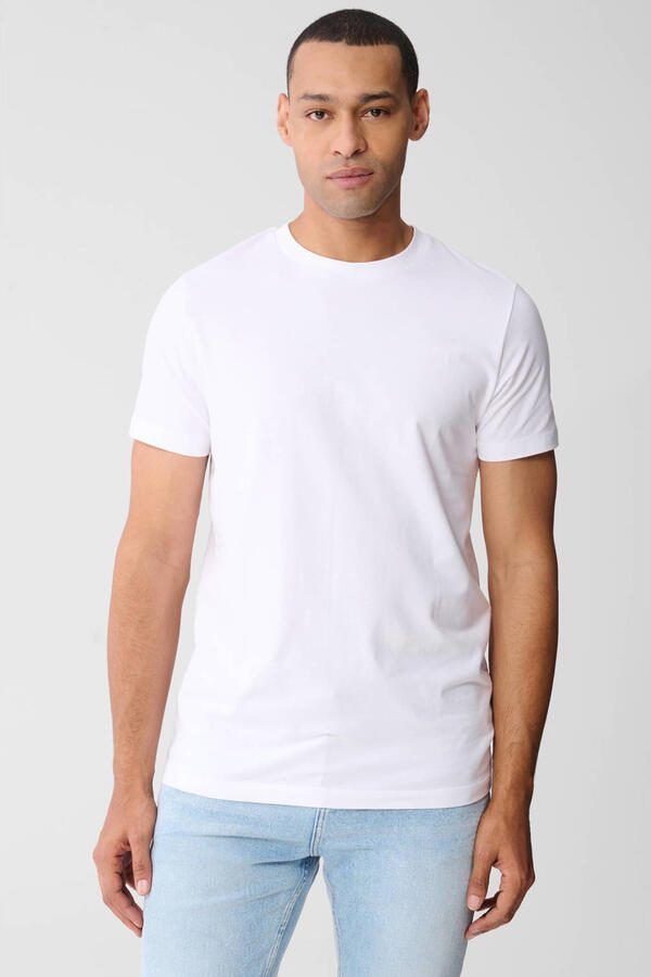 Shoeby regular fit T-shirt wit - Foto 2