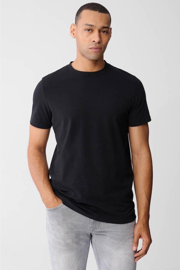Shoeby regular fit T-shirt zwart