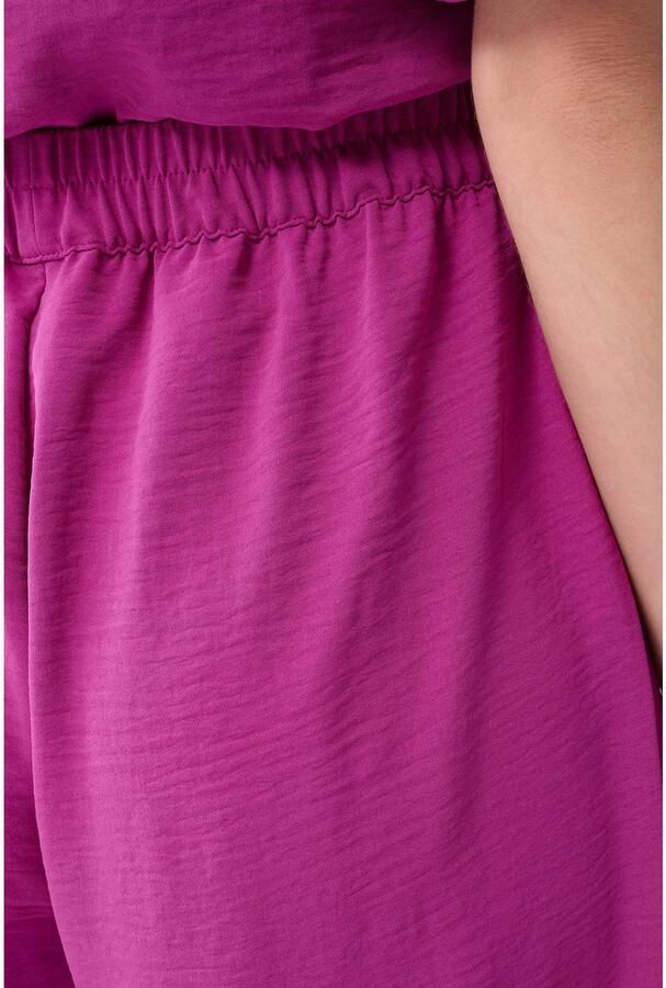 Shoeby regular high waist broek paars - Foto 2