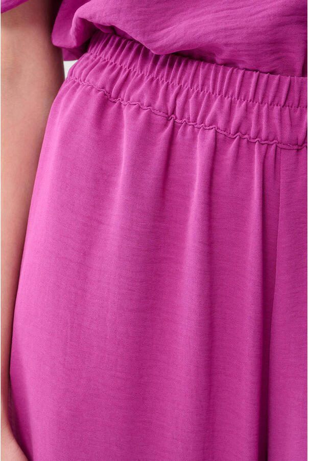 Shoeby regular high waist broek paars - Foto 3