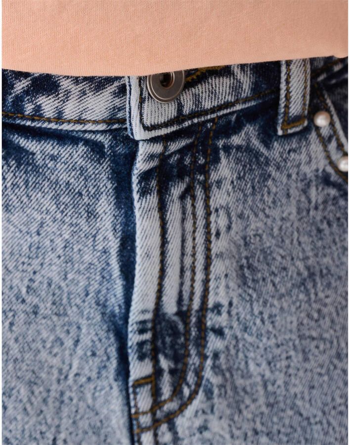 Shoeby regular high waist short medium blue denim - Foto 2