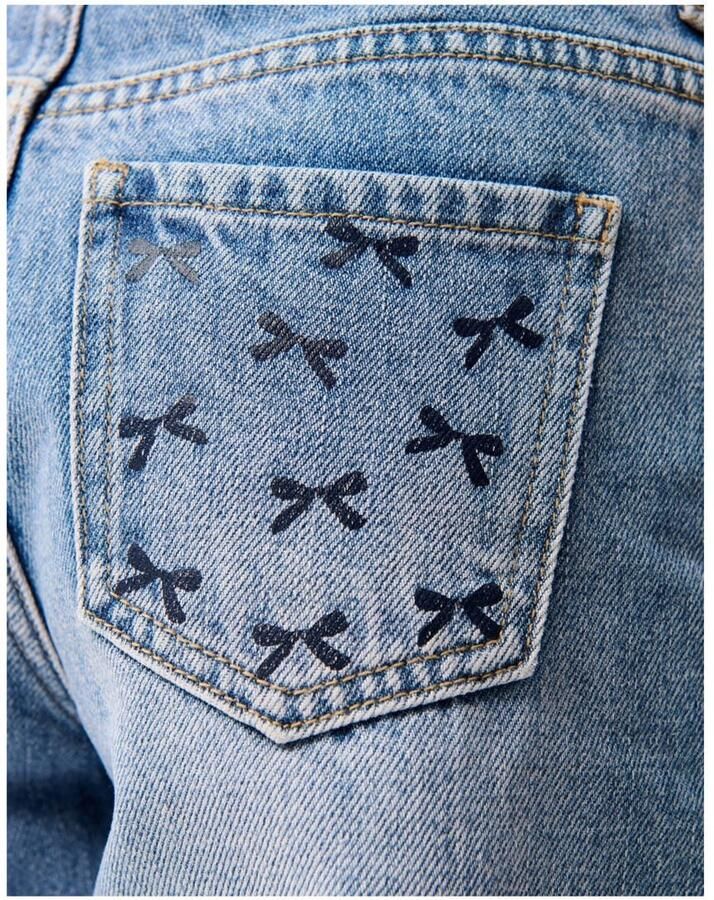Shoeby regular high waist straight leg jeans medium blue denim - Foto 2