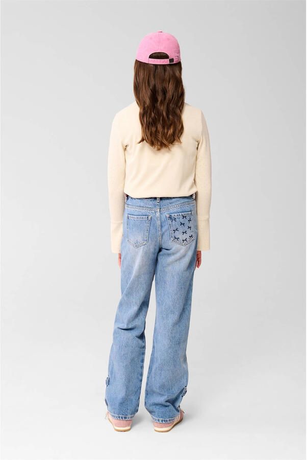 Shoeby regular high waist straight leg jeans medium blue denim - Foto 3