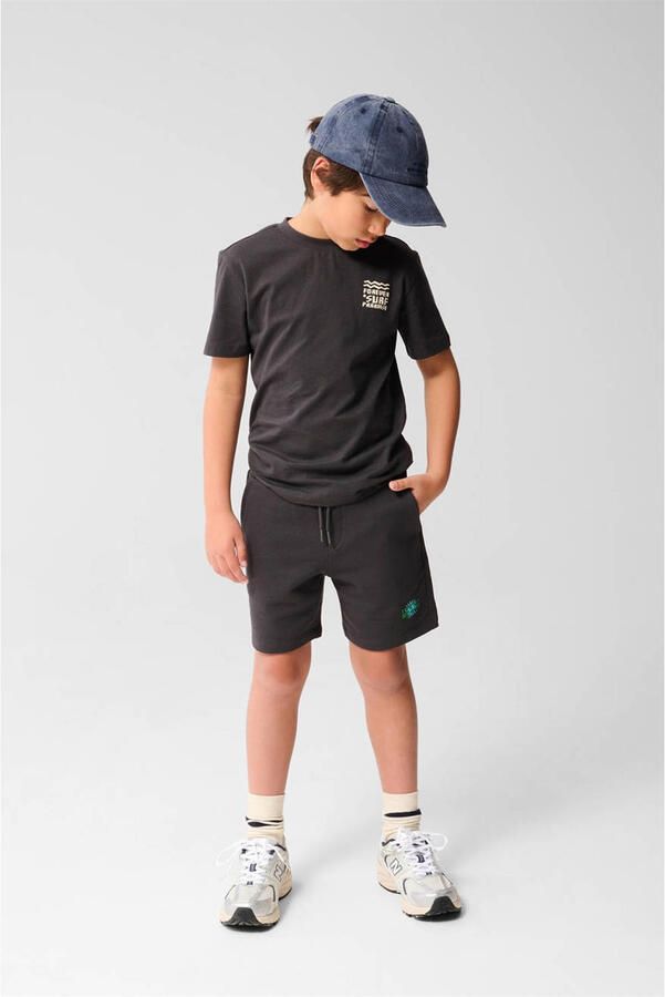 Shoeby regular sweatshort antraciet - Foto 3