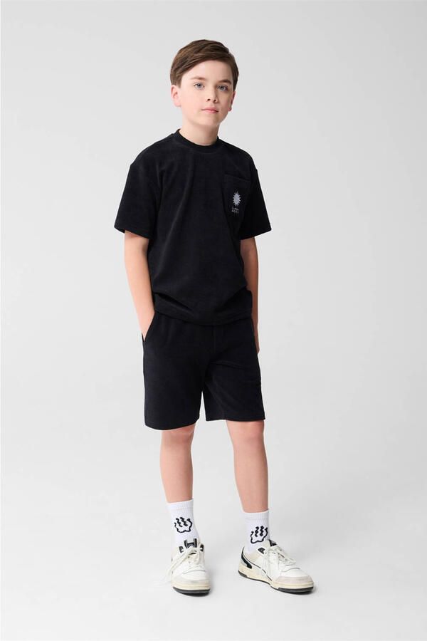 Shoeby regular sweatshort zwart - Foto 3