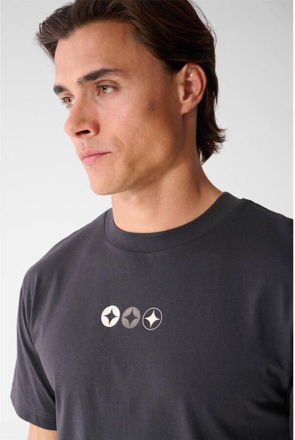 Shoeby regular T-shirt antraciet - Foto 2