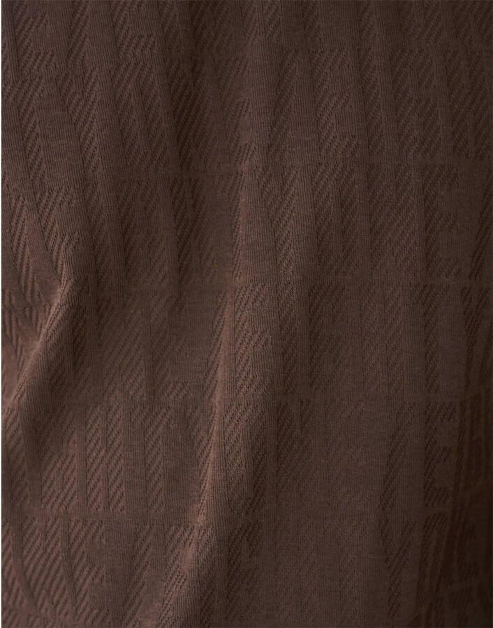 Shoeby regular T-shirt donkerbruin - Foto 2