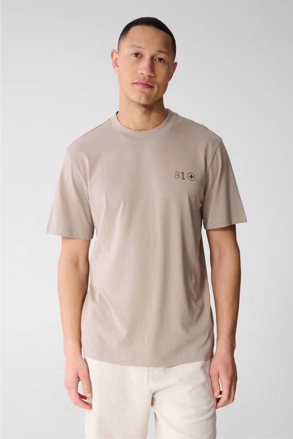 Shoeby regular T-shirt lichtbruin