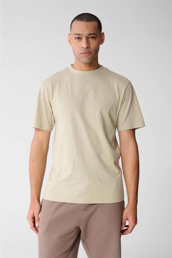 Shoeby regular T-shirt met backprint beige