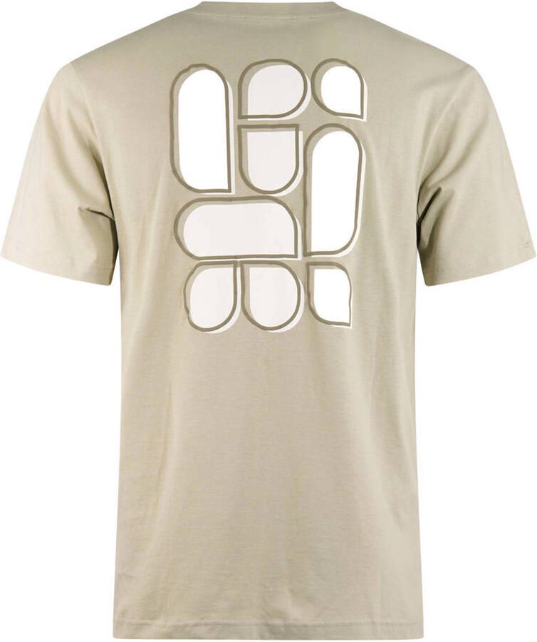 Shoeby regular T-shirt met backprint beige - Foto 2