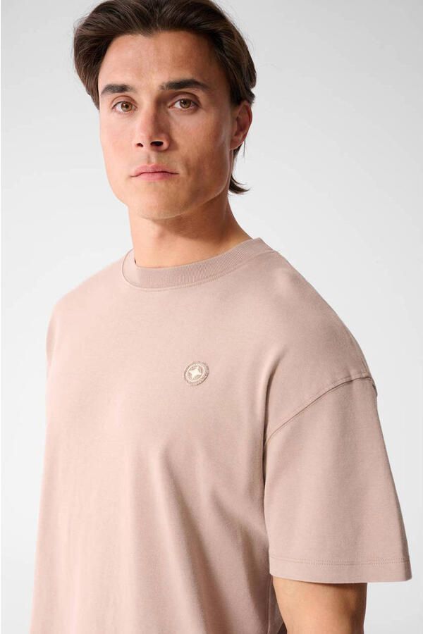 Shoeby regular T-shirt taupe - Foto 2