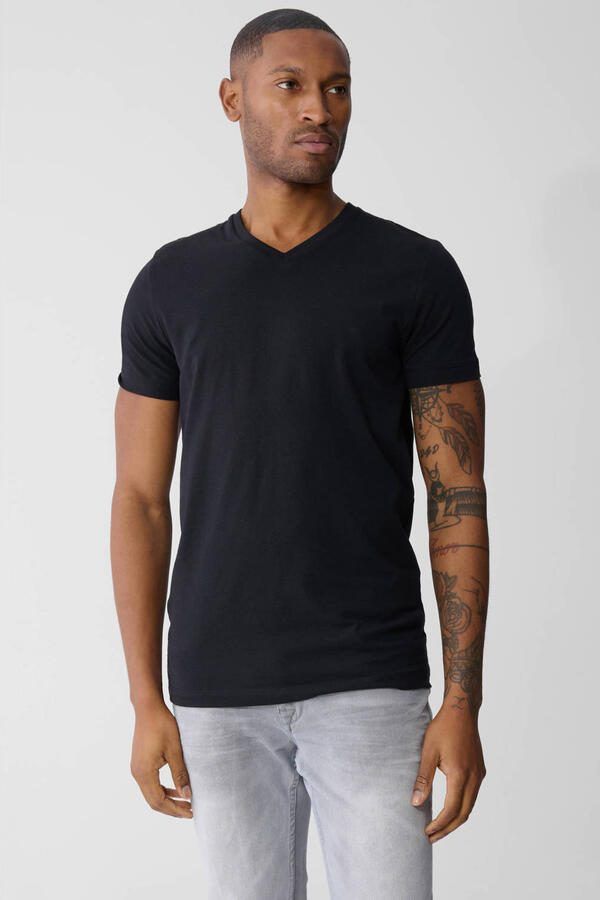 Shoeby regular T-shirt zwart