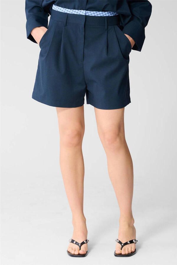 Shoeby regular waist casual short donkerblauw