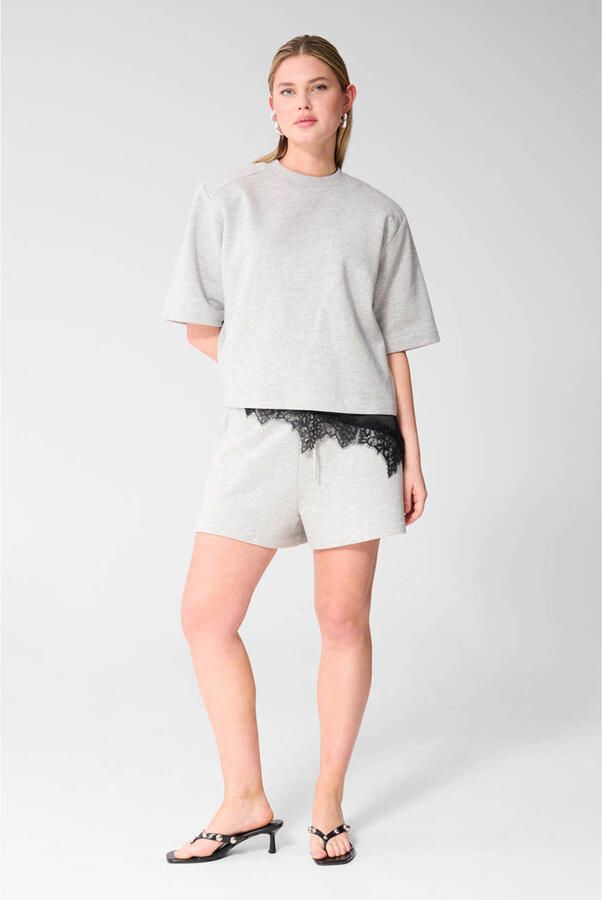 Shoeby regular waist casual short grijs - Foto 3