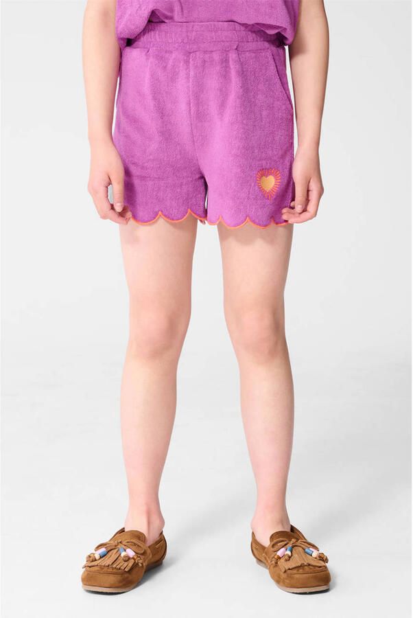 Shoeby regular waist casual short paars