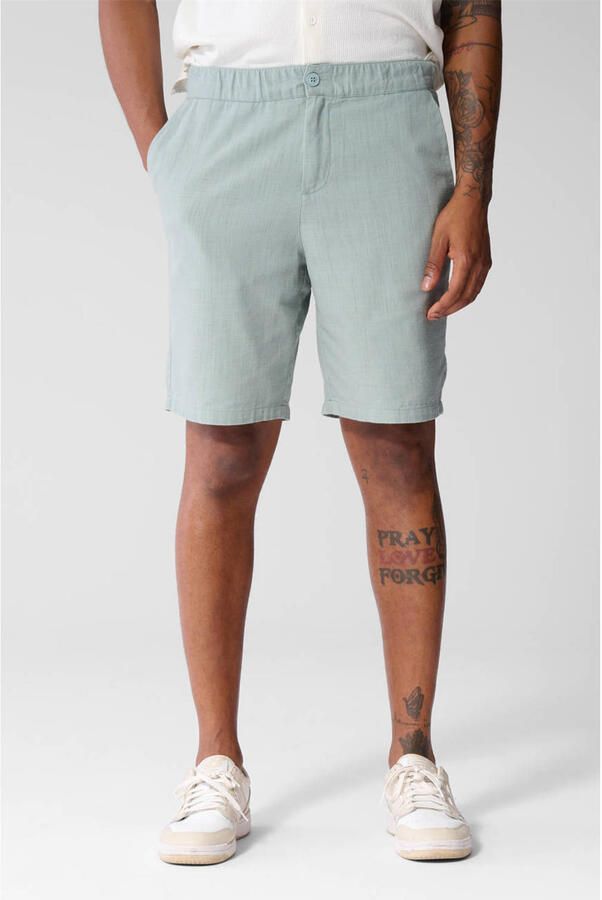 Shoeby regular waist casual short turquoise