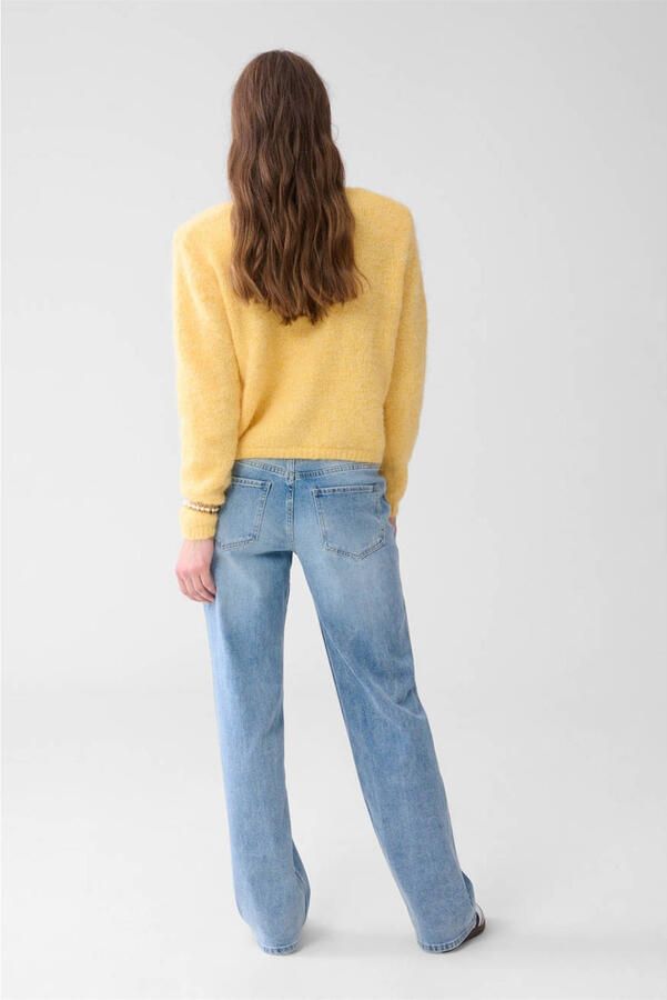 Shoeby regular waist straight fit jeans light blue denim