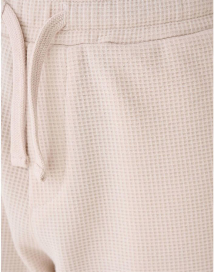 Shoeby regular waist sweatshort beige met textuur - Foto 2