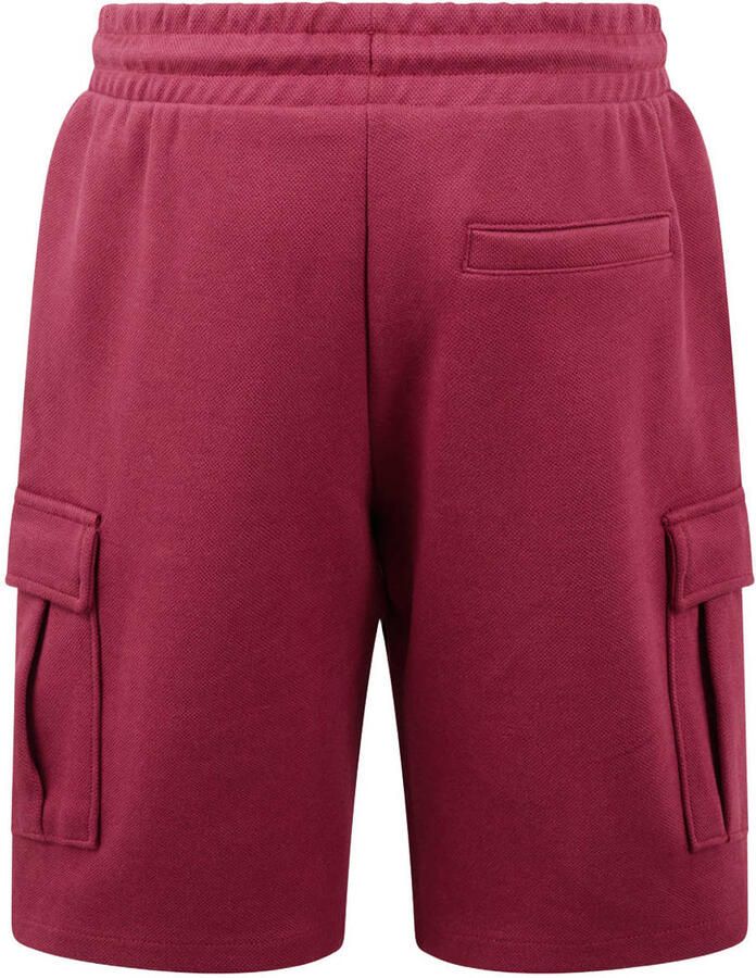 Shoeby regular waist sweatshort donkerrood - Foto 2