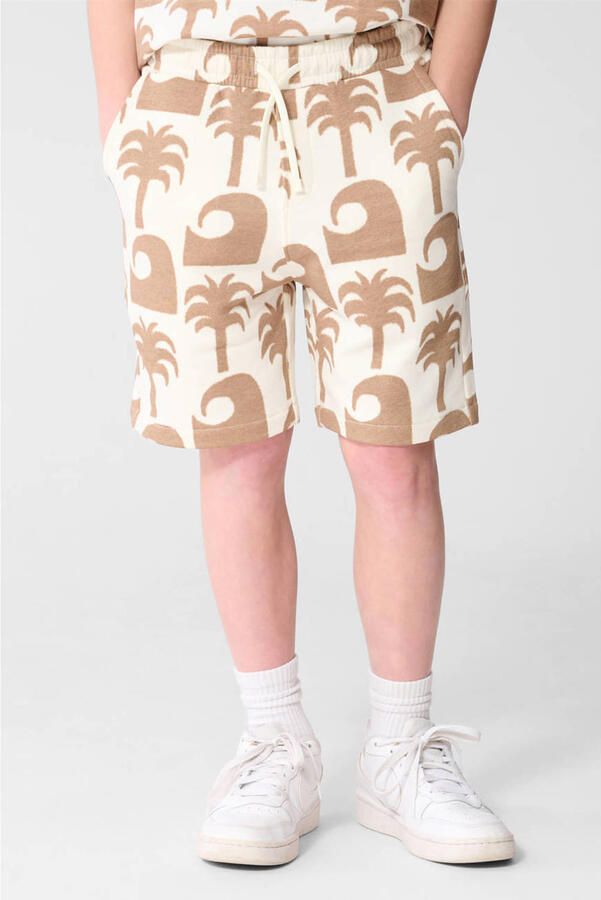 Shoeby regular waist sweatshort lichtbruin