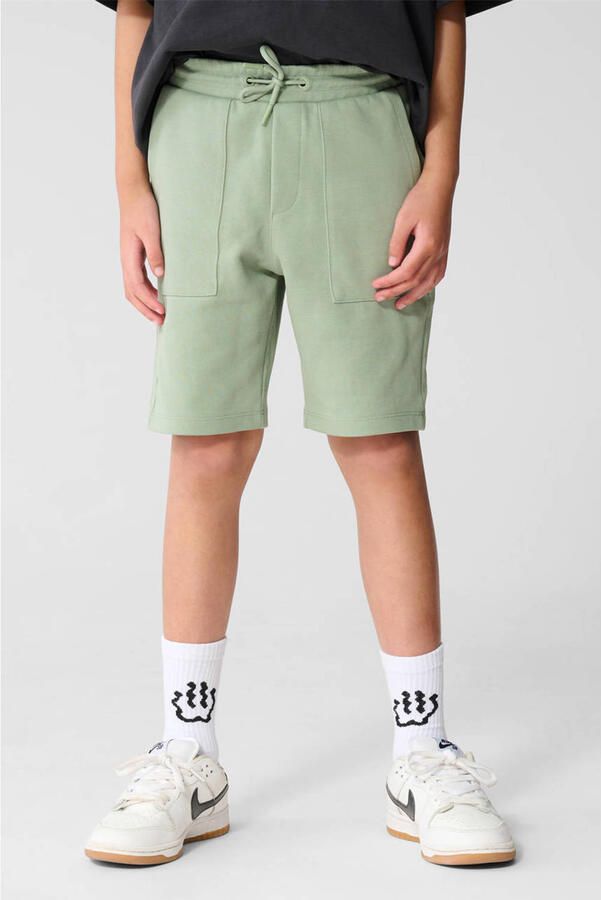 Shoeby regular waist sweatshort lichtgroen