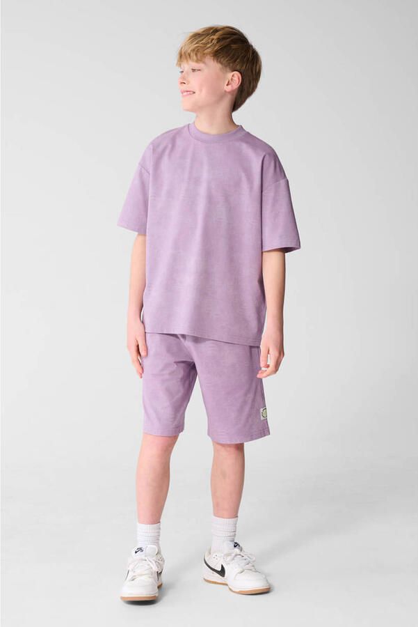 Shoeby regular waist sweatshort paars - Foto 3