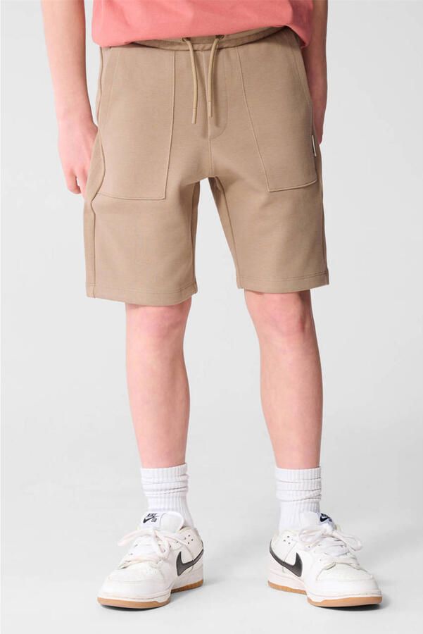 Shoeby regular waist sweatshort taupe