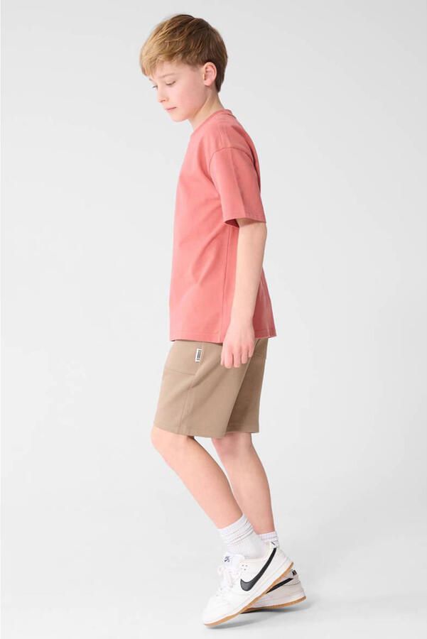 Shoeby regular waist sweatshort taupe - Foto 3