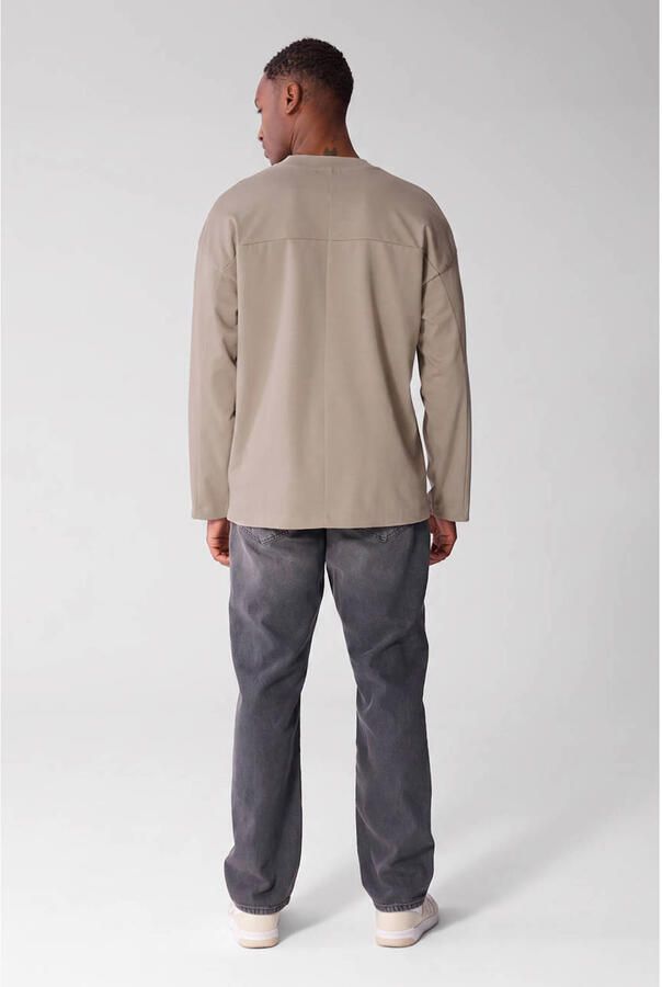 Shoeby relaxed fit longsleeve bruin - Foto 3