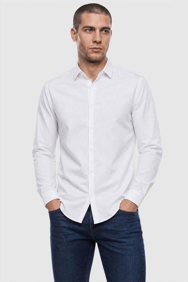Shoeby relaxed fit overhemd wit