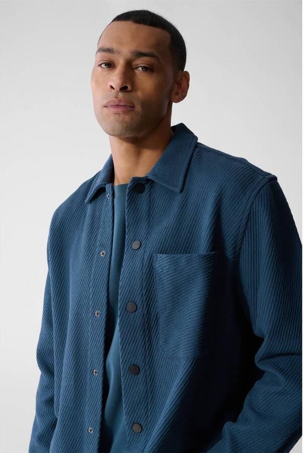 Shoeby relaxed fit overshirt blauw