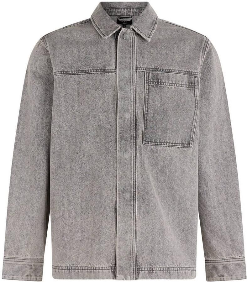Shoeby relaxed fit overshirt dirty wash denim