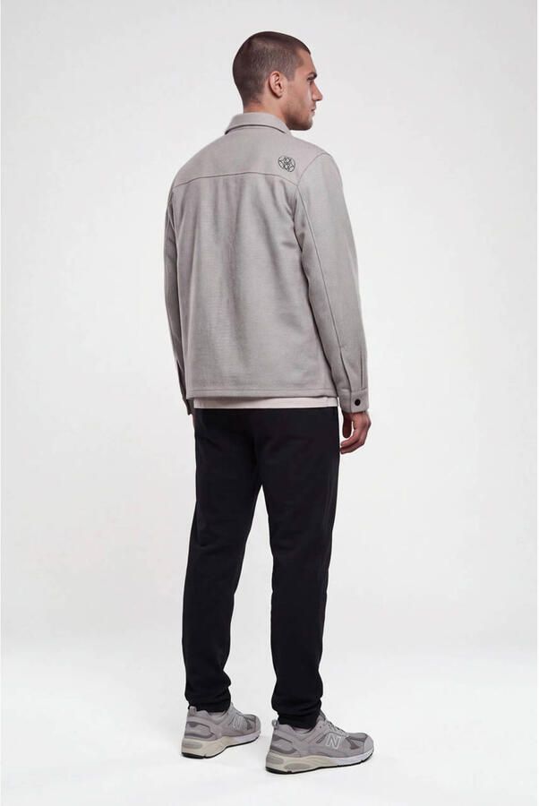 Shoeby relaxed fit overshirt light grey - Foto 2