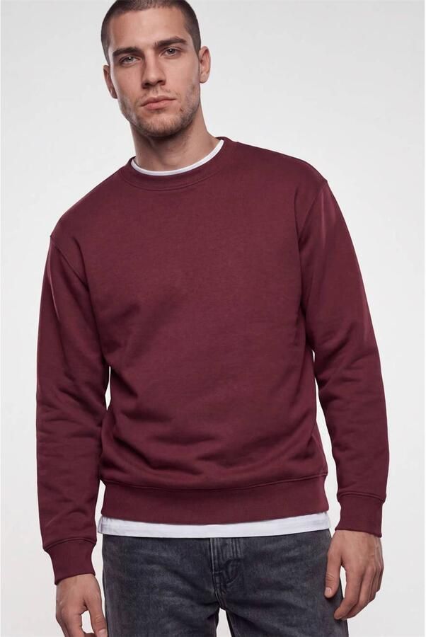 Shoeby relaxed fit sweater donkerrood