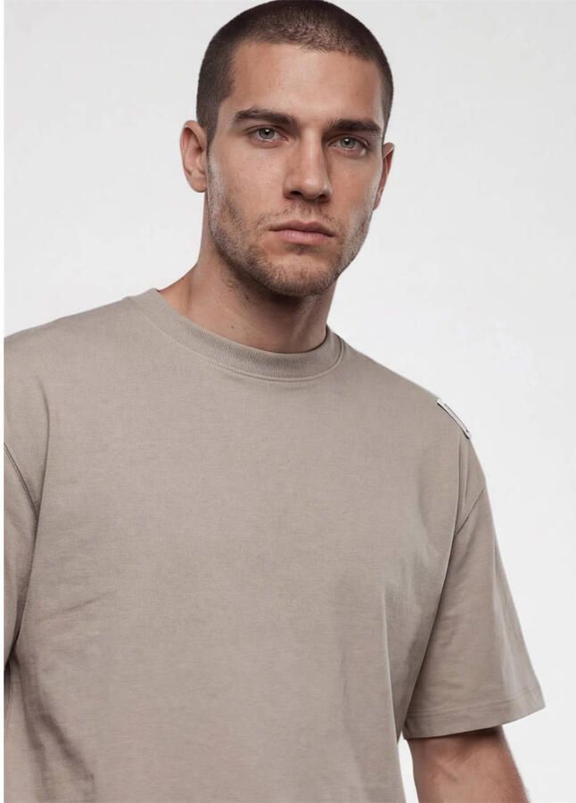 Shoeby relaxed fit T-shirt met logo lichtgroen - Foto 2