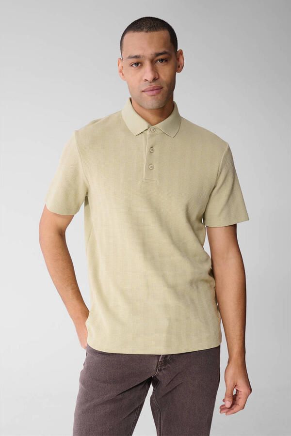 Shoeby relaxed polo lichtgroen