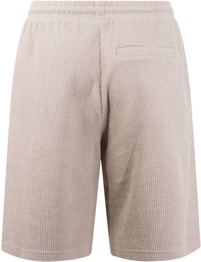 Shoeby relaxed sweatshort lichtbruin rib gebreid - Foto 2