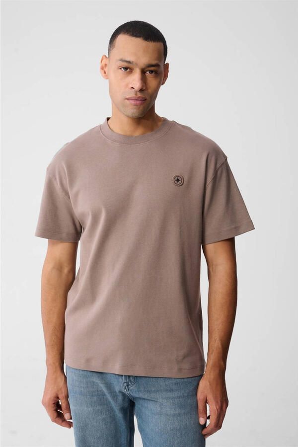 Shoeby relaxed T-shirt lichtbruin