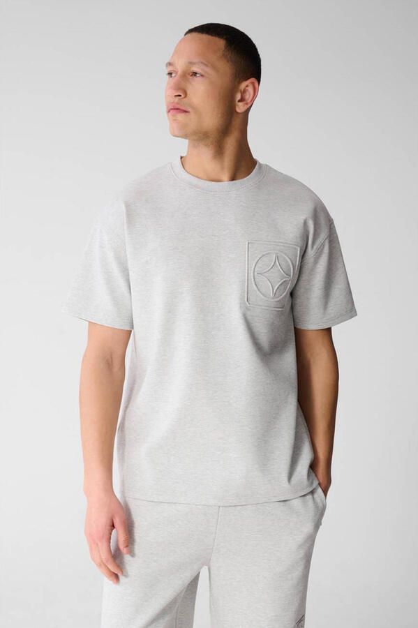 Shoeby relaxed T-shirt lichtgrijs