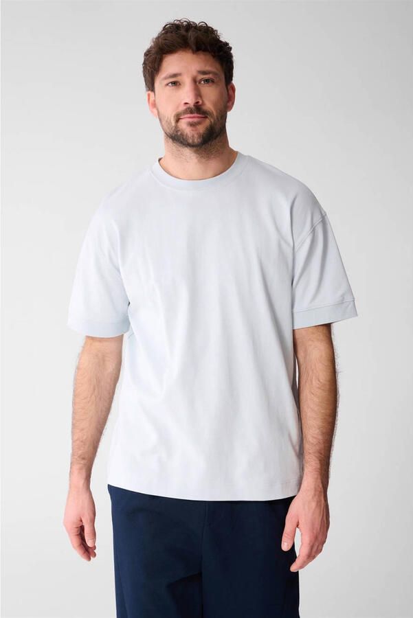Shoeby relaxed T-shirt met backprint blauw
