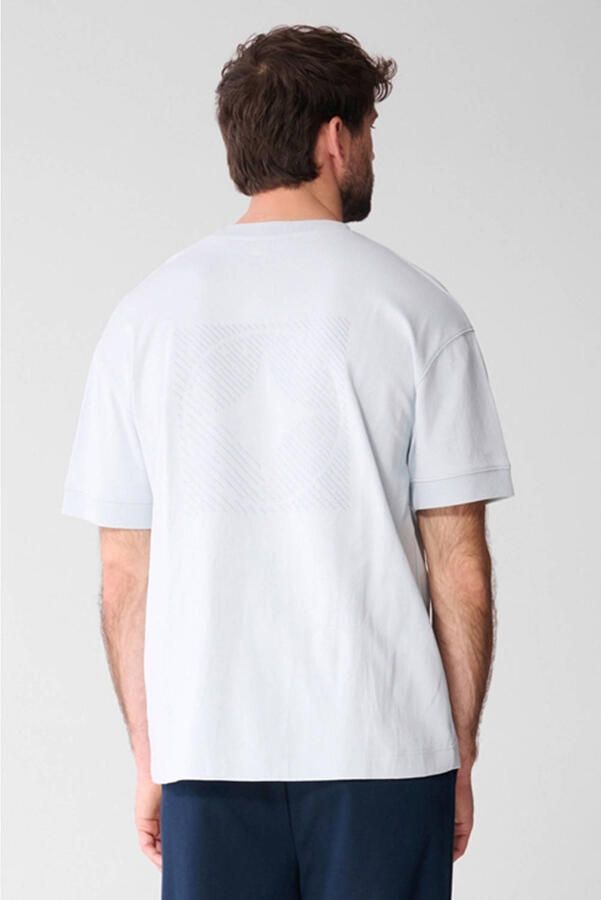 Shoeby relaxed T-shirt met backprint blauw - Foto 2